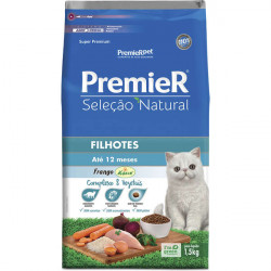 PremieR Seleção Natural Gatos Filhotes Sabor Frango